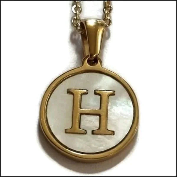 Initiaal Ketting Letter- Wit-schelp - Goudkleurig-45cm H 1.5mm 45cm 8720157036555 alles anker Aramat Jewels B C chirurgisch staal D dames E G goudkleurig H halskettingen hang1214-XP68093 I J K Ketting met hanger Ketting met initiaal L let-C letter Letterhanger Letterketting Meerdere Varianten Met_hanger N Natuursteen O P Paarlemoer Parelmoer PVD R rond S Schakelketting schelp Schelpenketting Staal Statement ketting T uniseks unisex V Volwassenen W wit Y Z