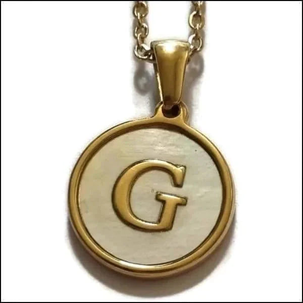 Initiaal Ketting Letter- Wit-schelp - Goudkleurig-45cm G 1.5mm 45cm 8720157036555 alles anker Aramat Jewels B C chirurgisch staal D dames E G goudkleurig H halskettingen hang1214-XP68093 I J K Ketting met hanger Ketting met initiaal L let-C letter Letterhanger Letterketting Meerdere Varianten Met_hanger N Natuursteen O P Paarlemoer Parelmoer PVD R rond S Schakelketting schelp Schelpenketting Staal Statement ketting T uniseks unisex V Volwassenen W wit Y Z