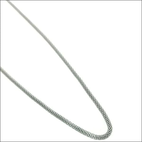Popcorn Ketting 316l Staal Zilverkleurig 50cm 2.5mm 2.5mm 50cm alles chirurgisch staal Geen edelsteen Geen hanger Geen_Parel Geen_steen halskettingen Ketting zonder hanger mesh Minimalistische ketting nakijken popcorn PVD Schakelketting Staal tekst uniseks unisex Volwassenen zilverkleurig Zonder_hanger Zonder_steen