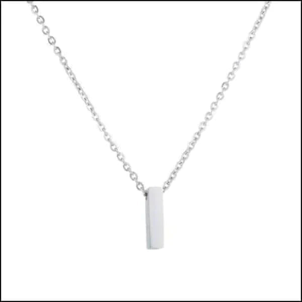 Rvs Letter Ketting Initiaal -45cm I 10mm 45cm 50cm 8720157019510 A alles Aramat Jewels B chirurgisch staal D dames E F G Geen edelsteen Geen steen Geen_Parel H halskettingen hang1025-M4-012 I J K Ketting met hanger Ketting met initiaal L letter Letterhanger Letterketting M Met_hanger Minimalistische ketting N O P PVD Q R Schakelketting Staal Statement ketting T tekst U uniseks unisex V Volwassenen W X Y Z zilverkleurig