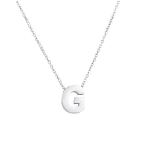 Rvs Letter Ketting Initiaal -45cm G 10mm 45cm 50cm 8720157019510 A alles Aramat Jewels B chirurgisch staal D dames E F G Geen edelsteen Geen steen Geen_Parel H halskettingen hang1025-M4-012 I J K Ketting met hanger Ketting met initiaal L letter Letterhanger Letterketting M Met_hanger Minimalistische ketting N O P PVD Q R Schakelketting Staal Statement ketting T tekst U uniseks unisex V Volwassenen W X Y Z zilverkleurig