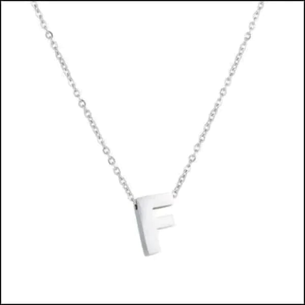 Rvs Letter Ketting Initiaal -45cm F 10mm 45cm 50cm 8720157019510 A alles Aramat Jewels B chirurgisch staal D dames E F G Geen edelsteen Geen steen Geen_Parel H halskettingen hang1025-M4-012 I J K Ketting met hanger Ketting met initiaal L letter Letterhanger Letterketting M Met_hanger Minimalistische ketting N O P PVD Q R Schakelketting Staal Statement ketting T tekst U uniseks unisex V Volwassenen W X Y Z zilverkleurig
