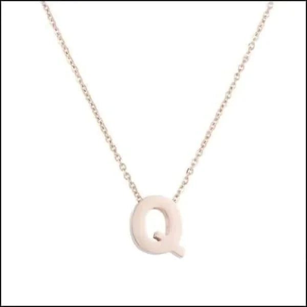 Rvs Letter Ketting Initiaal Rosékleurig 45cm 50cm Q 45cm 50cm 8720157019947 A alles Aramat Jewels B C chirurgisch staal D dames E F G Geen edelsteen Geen_Parel H halskettingen hang1068-M4-063 I J K Ketting met hanger Ketting met initiaal L letter Letterketting M Met_hanger N O P PVD Q R rosékleurig S Schakelketting Staal T tekst U uniseks unisex V Volwassenen W X Y Z