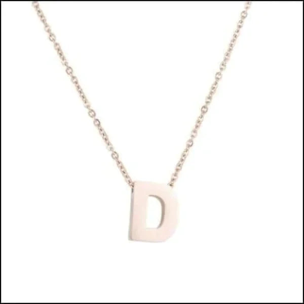 Rvs Letter Ketting Initiaal Rosékleurig 45cm 50cm D 45cm 50cm 8720157019947 A alles Aramat Jewels B C chirurgisch staal D dames E F G Geen edelsteen Geen_Parel H halskettingen hang1068-M4-063 I J K Ketting met hanger Ketting met initiaal L letter Letterketting M Met_hanger N O P PVD Q R rosékleurig S Schakelketting Staal T tekst U uniseks unisex V Volwassenen W X Y Z