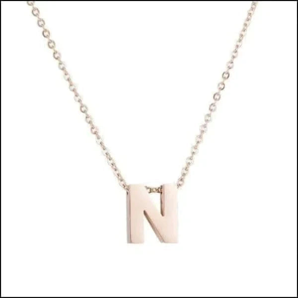 Rvs Letter Ketting Initiaal Rosékleurig 45cm 50cm N 45cm 50cm 8720157019947 A alles Aramat Jewels B C chirurgisch staal D dames E F G Geen edelsteen Geen_Parel H halskettingen hang1068-M4-063 I J K Ketting met hanger Ketting met initiaal L letter Letterketting M Met_hanger N O P PVD Q R rosékleurig S Schakelketting Staal T tekst U uniseks unisex V Volwassenen W X Y Z