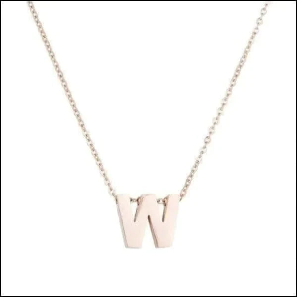 Rvs Letter Ketting Initiaal Rosékleurig 45cm 50cm W 45cm 50cm 8720157019947 A alles Aramat Jewels B C chirurgisch staal D dames E F G Geen edelsteen Geen_Parel H halskettingen hang1068-M4-063 I J K Ketting met hanger Ketting met initiaal L letter Letterketting M Met_hanger N O P PVD Q R rosékleurig S Schakelketting Staal T tekst U uniseks unisex V Volwassenen W X Y Z