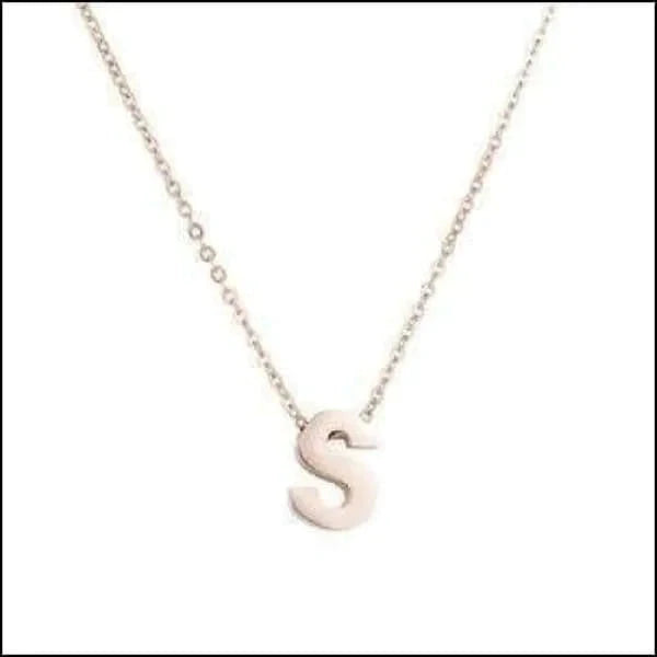 Rvs Letter Ketting Initiaal Rosékleurig 45cm 50cm S 45cm 50cm 8720157019947 A alles Aramat Jewels B C chirurgisch staal D dames E F G Geen edelsteen Geen_Parel H halskettingen hang1068-M4-063 I J K Ketting met hanger Ketting met initiaal L letter Letterketting M Met_hanger N O P PVD Q R rosékleurig S Schakelketting Staal T tekst U uniseks unisex V Volwassenen W X Y Z