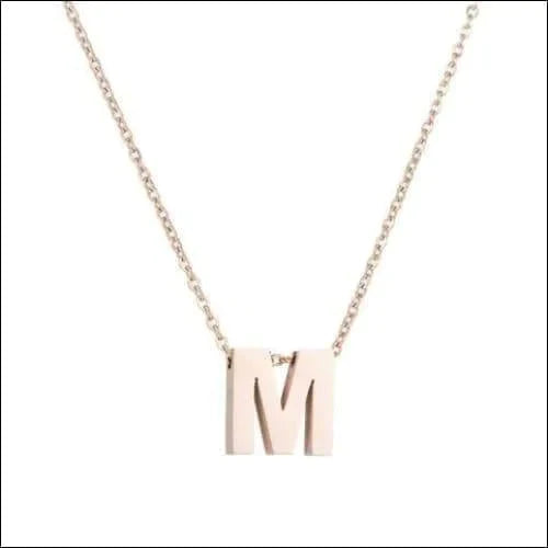 Rvs Letter Ketting Initiaal Rosékleurig 45cm 50cm M 45cm 50cm 8720157019947 A alles Aramat Jewels B C chirurgisch staal D dames E F G Geen edelsteen Geen_Parel H halskettingen hang1068-M4-063 I J K Ketting met hanger Ketting met initiaal L letter Letterketting M Met_hanger N O P PVD Q R rosékleurig S Schakelketting Staal T tekst U uniseks unisex V Volwassenen W X Y Z
