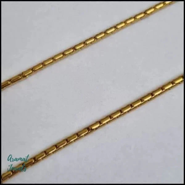 Slangen Ketting Fantasie Goudkleurig 75cm staal 2mm 75cm 8720157006992 alles Aramat Jewels Cardano chirurgisch staal dames fantasie Geen edelsteen Geen hanger Geen_Parel Geen_steen goudkleurig halskettingen ket227-XN11228 Ketting zonder hanger Minimalistische ketting PVD Schakelketting slangen Staal uniseks unisex Volwassenen zonder hanger Zonder_hanger Zonder_steen