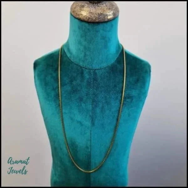 Slangen Ketting Fantasie Goudkleurig 75cm staal 2mm 75cm 8720157006992 alles Aramat Jewels Cardano chirurgisch staal dames fantasie Geen edelsteen Geen hanger Geen_Parel Geen_steen goudkleurig halskettingen ket227-XN11228 Ketting zonder hanger Minimalistische ketting PVD Schakelketting slangen Staal uniseks unisex Volwassenen zonder hanger Zonder_hanger Zonder_steen