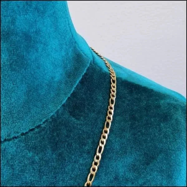 Stalen Figaro Schakel Ketting Goudkleur 2mm 3.5mm 3mm 4.5mm 4mm 50cm 55cm 5mm 60cm 6mm 70cm 7mm 8720157042020 8mm alles Aramat Jewels chirurgisch staal dames figaro Geen edelsteen Geen hanger Geen_Parel Geen_steen goudkleurig halskettingen heren jin ket724-xn12391 Ketting zonder hanger Meerdere Maten PVD Schakelketting set39674 Staal Statement ketting tekst uniseks unisex Volwassenen Zonder_hanger Zonder_steen