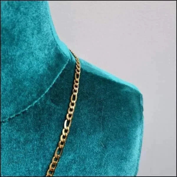 Stalen Figaro Schakel Ketting Goudkleur 2mm 3.5mm 3mm 4.5mm 4mm 50cm 55cm 5mm 60cm 6mm 70cm 7mm 8720157042020 8mm alles Aramat Jewels chirurgisch staal dames figaro Geen edelsteen Geen hanger Geen_Parel Geen_steen goudkleurig halskettingen heren jin ket724-xn12391 Ketting zonder hanger Meerdere Maten PVD Schakelketting set39674 Staal Statement ketting tekst uniseks unisex Volwassenen Zonder_hanger Zonder_steen