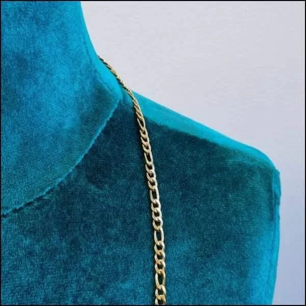 Stalen Figaro Schakel Ketting Goudkleur 2mm 3.5mm 3mm 4.5mm 4mm 50cm 55cm 5mm 60cm 6mm 70cm 7mm 8720157042020 8mm alles Aramat Jewels chirurgisch staal dames figaro Geen edelsteen Geen hanger Geen_Parel Geen_steen goudkleurig halskettingen heren jin ket724-xn12391 Ketting zonder hanger Meerdere Maten PVD Schakelketting set39674 Staal Statement ketting tekst uniseks unisex Volwassenen Zonder_hanger Zonder_steen