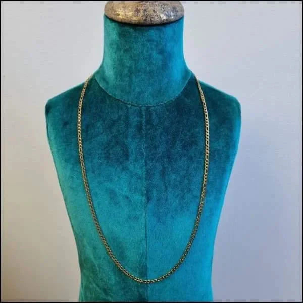 Stalen Figaro Schakel Ketting Goudkleur 2mm 3.5mm 3mm 4.5mm 4mm 50cm 55cm 5mm 60cm 6mm 70cm 7mm 8720157042020 8mm alles Aramat Jewels chirurgisch staal dames figaro Geen edelsteen Geen hanger Geen_Parel Geen_steen goudkleurig halskettingen heren jin ket724-xn12391 Ketting zonder hanger Meerdere Maten PVD Schakelketting set39674 Staal Statement ketting tekst uniseks unisex Volwassenen Zonder_hanger Zonder_steen