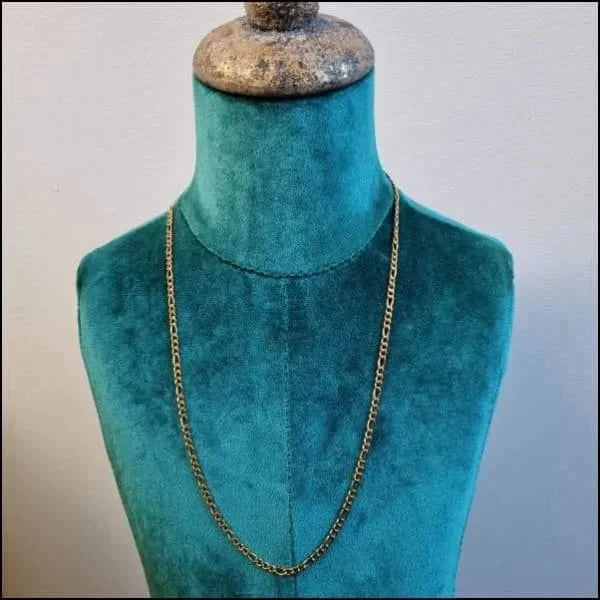 Stalen Figaro Schakel Ketting Goudkleur 2mm 3.5mm 3mm 4.5mm 4mm 50cm 55cm 5mm 60cm 6mm 70cm 7mm 8720157042020 8mm alles Aramat Jewels chirurgisch staal dames figaro Geen edelsteen Geen hanger Geen_Parel Geen_steen goudkleurig halskettingen heren jin ket724-xn12391 Ketting zonder hanger Meerdere Maten PVD Schakelketting set39674 Staal Statement ketting tekst uniseks unisex Volwassenen Zonder_hanger Zonder_steen