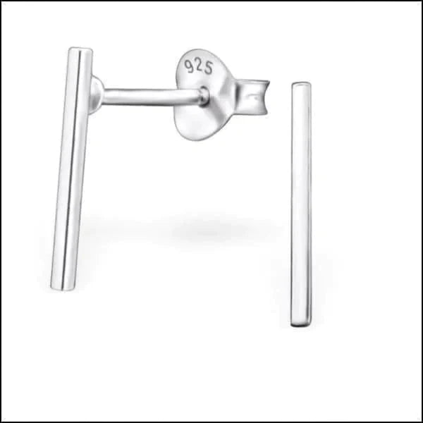 Zilveren Oorbellen Bar 13x1mm 10 x 1 mm 10mm 13 x 1 mm 1mm 8720157094012 alles Aramat Jewels bar dames elf925 Geen edelsteen Geen hanger Geen oormodel Geen steen Geen_Parel geometrisch Meerdere Maten Meerdere Varianten Nieuw oor1084-26076 oorbellen silver Volwassenen zilver Zonder_hanger