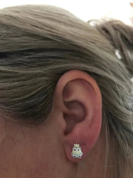 Zilveren Oorbellen Pinguïn 925 Zilver Emaille 8720157032755 9mm alles Aramat Jewels dames dier elf925 emaille Geen hanger Geen oormodel kinderen kristal Met_steen multikleurig oorbellen plastick silver Soort sieraad_Oorbellen zilver zonder hanger Zonder_hanger