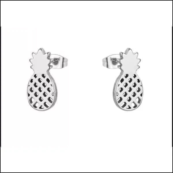 Chirurgisch Stalen Oorbellen Ananas Zweerknopjes Zilverkleur 10mm 5mm alles bloem chirurgisch staal dames fantasie fgift Geen edelsteen Geen hanger Geen steen Geen_Parel Goudkleur goudkleurig kinderen Kleur_Goudkleurig Meerdere kleuren Multi Kleur Multikleur multikleurig Nieuw oorbellen oormodel PVD regenboog Soort sieraad_Oorbellen Staal Video Volwassenen Zilverkleur zilverkleurig zonder hanger zonder steen Zonder_hanger Zonder_steen zwart zweerknopjes