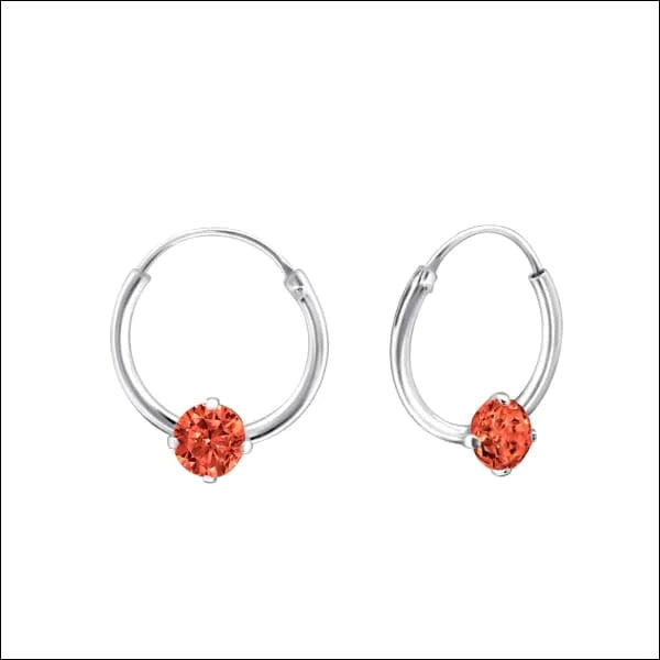 Kinder Oorringetjes 12mm Zirkonia Rond Oranje 8720157011101 alles Aramat Jewels champagne Donker Rood elf925 geel Goudkleurig / Champagne kinderen lila Meerdere kleuren Met_steen Nieuw Olijf olijf_groen oor465-23463 oorbellen Oorringen oorringetjes oranje paars plastick rood silver Soort sieraad_Oorringen zilver zirkonia zonder hanger Zonder_hanger zwart