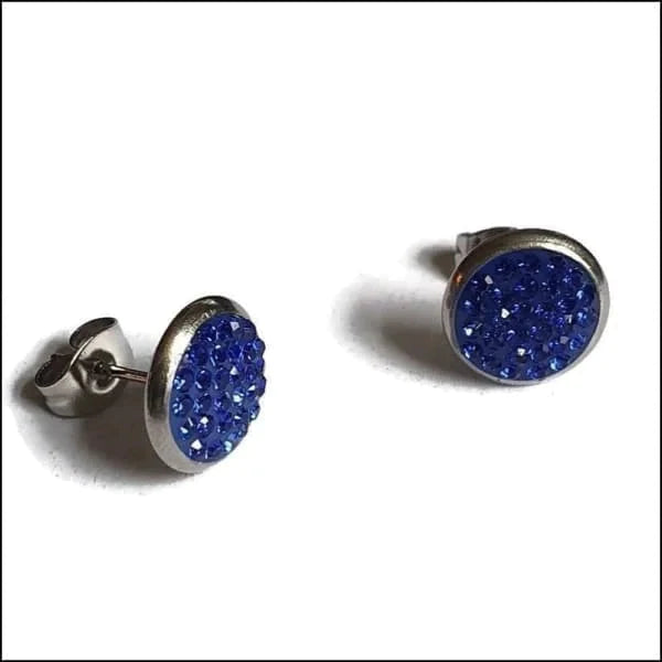 Stalen Oorstekers Zweerknopjes Kristallen 10mm- Donker Blauw 10mm AB AB Transparant alles Aramat Jewels Champagne chirurgisch staal dames Donker Blauw Fuchsia Roze Geen hanger Geen oormodel geometrisch gepolijst kinderen kristal Licht Blauw Licht Roze Meerdere kleuren Met_steen multikleurig Nieuw Olijf Groen oor3010 oorbellen PVD rond Rood Roze Soort sieraad_Oorbellen Staal Transparant yoyo Zee Blauw zilverkleurig zonder hanger Zonder_hanger Zwart zweerknopjes
