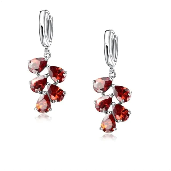 Zilveren Oorringen Met Druppels Zirkonia Rood 12mm alles blauw dames Donker Blauw druppel factory-outlet Geen oormodel Geen_Parel kinderen Meerdere kleuren Met_steen Multi Kleur Multikleur multikleurig oorbellen Oorringen oorringetjes rood silver transparant Volwassenen zilver zirkonia Zonder_hanger zwart