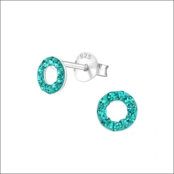 Zilveren Ronde Oorbellen Cirkel Kristal 5mm Zeeblauw 5mm alles Aramat Jewels blauw dames elf925 Fuchsia Roze Geen oormodel Geen_Parel geometrisch kinderen kristal Licht oranje Licht roze licht_roze Meerdere kleuren Met_steen Nieuw oorbellen oranje paars rond roze silver transparant Zee_blauw Zeeblauw zilver Zonder_hanger
