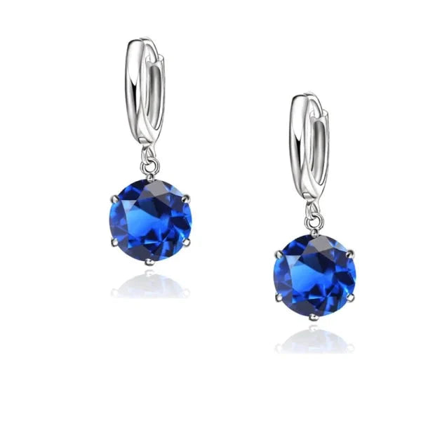 Zilveren Oorringetjes Met Hanger Ronde Zirkonia Donker Blauw 12mm alles blauw champagne dames Donker Blauw donker_blauw factory-outlet Geen oormodel Geen_Parel groen kinderen Meerdere kleuren Met_hanger Met_steen Nieuw oorbellen oorringen oorringetjes Paars rond rood roze silver Soort sieraad_Oorringen transparant Volwassenen zilver zirkonia zwart