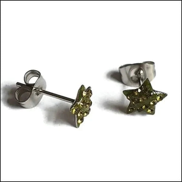 Stalen Ster Oorbellen Zweerknopjes 7mm Olijf Groen 7mm 8720157036975 AB Transparant alles Apparel & Accessories > Jewelry > Earrings Aramat Jewels champagne chirurgisch staal dames Donker Blauw Donker Roze Geen hanger Geen oormodel geometrisch gepolijst kinderen kristal Licht Blauw Licht Roze Meerdere kleuren Met_steen Nieuw Olijf Groen oorbellen PVD Rood Roze Staal ster Transparant yoyo Zee Blauw zilverkleurig zonder hanger Zonder_hanger Zwart zweerknopjes