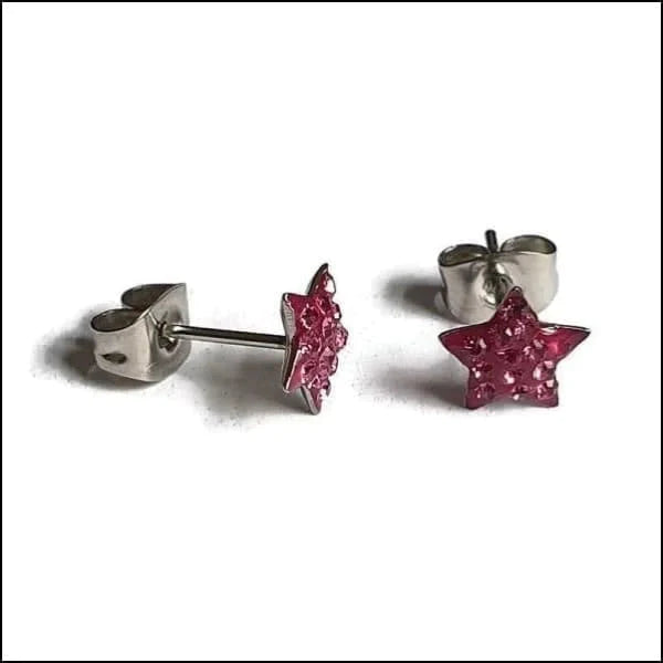 Stalen Ster Oorbellen Zweerknopjes 7mm Donker Roze 7mm 8720157036975 AB Transparant alles Apparel & Accessories > Jewelry > Earrings Aramat Jewels champagne chirurgisch staal dames Donker Blauw Donker Roze Geen hanger Geen oormodel geometrisch gepolijst kinderen kristal Licht Blauw Licht Roze Meerdere kleuren Met_steen Nieuw Olijf Groen oorbellen PVD Rood Roze Staal ster Transparant yoyo Zee Blauw zilverkleurig zonder hanger Zonder_hanger Zwart zweerknopjes