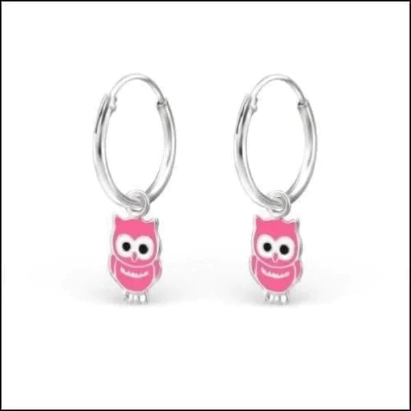 Zilveren Kinder Oorringen Met Bedel Uil Uiltje-Roze-Wit-12mm 12mm 8720157002987 alles Aramat Jewels dier elf925 emaille kinderen Meerdere Varianten Met_hanger Met_steen Model 1 Model 2 Model 3 Nieuw oorbellen Oorringen oorringetjes roze silver Soort sieraad_Oorringen uil Uiltje Licht Roze-12mm Uiltje Roze-12mm Uiltje-Roze-Wit-12mm zilver