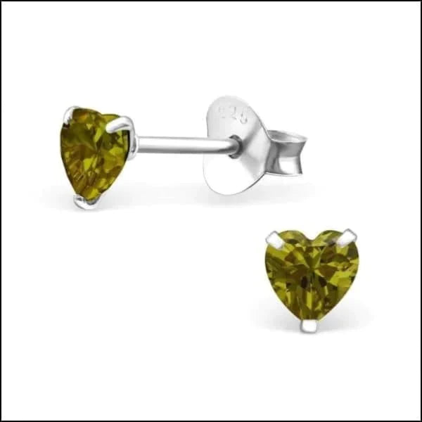 Zilveren Zirkonia Oorbellen Hartje Vanaf 4mm 4mm Olijf groen 4mm 5mm 6mm AB AB Transparant alles Aramat Jewels dames elf925 Geen hanger Geen oormodel Geen_Parel hart kinderen Licht Groen licht_groen lila Meerdere kleuren Met_steen multikleurig Nieuw Olijf groen olijf_groen oorbellen paars plastick rood roze silver transparant zilver zirkonia Zonder_hanger