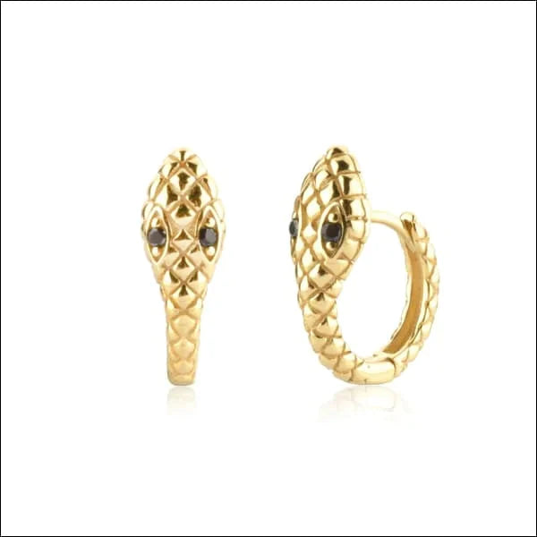 Oorringen | Zilveren Mini Oorringetjes Slang 10mm