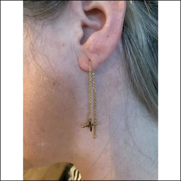 Doortrek Oorbellen Hartslag Staal 9cm 15mm 7mm 9cm alles Aramat Jewels chirurgisch staal dames doortrekoorbellen fgift Geen edelsteen Geen hanger Geen steen gepolijst goudkleurig hartslag Meerdere kleuren met ketting Met_ketting Nieuw oorbellen oorhangers oormodel PVD Staal Video Volwassenen yoyo zilverkleurig zonder steen Zonder_steen zweerknopjes