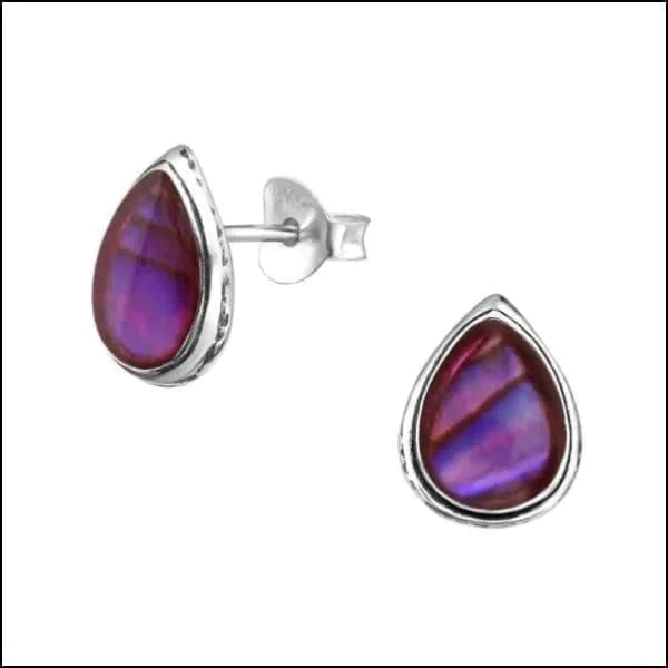 Zilveren Abalone Oorbellen- Druppel-Abalone roze-10x8mm 10mm 8mm Abalone Abalone groen Abalone paars Abalone roze alles Aramat Jewels bali blauw dames Donker blauw donker_blauw druppel elf925 Geen oormodel Geen_Parel geoxideerd groen Meerdere kleuren Meerdere Maten Meerdere Varianten Nieuw oorbellen paars rond roze schelp silver Volwassenen zilver zonder hanger Zonder_hanger