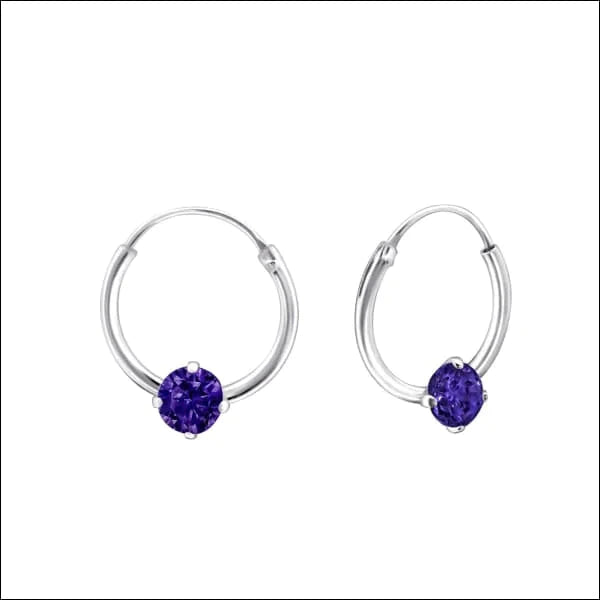 Kinder Oorringetjes 12mm Zirkonia Rond Paars 8720157011101 alles Aramat Jewels champagne Donker Rood elf925 geel Goudkleurig / Champagne kinderen lila Meerdere kleuren Met_steen Nieuw Olijf olijf_groen oor465-23463 oorbellen Oorringen oorringetjes oranje paars plastick rood silver Soort sieraad_Oorringen zilver zirkonia zonder hanger Zonder_hanger zwart