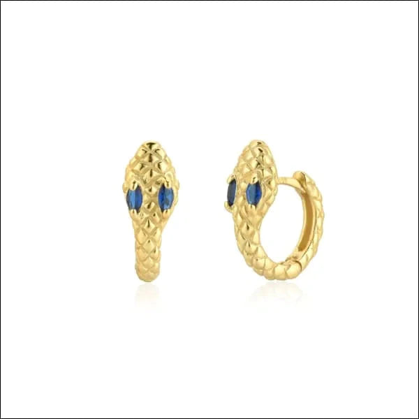 Oorringen | Zilveren Mini Oorringetjes Slang 10mm