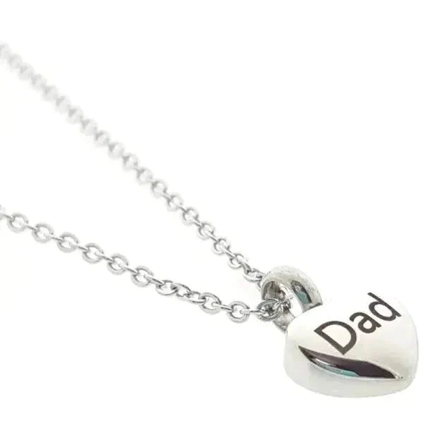 Stalen Ashanger Vader Hartje-Zilverkleur-1.8x1.2cm alles Aramat Jewels ashangers Assieraad chirurgisch staal gedenkhangers gedenksieraden Geen hanger Geen_Parel hart Hart met vleugels-Dad-2x5cm Hart-Dad-3.2x1.9mm Hart-Dad-3x1.8mm Meerdere Varianten My dad love always-2.8x1.7mm PVD staal uniseks vader Volwassenen zilverkleurig zonder_ketting zwart