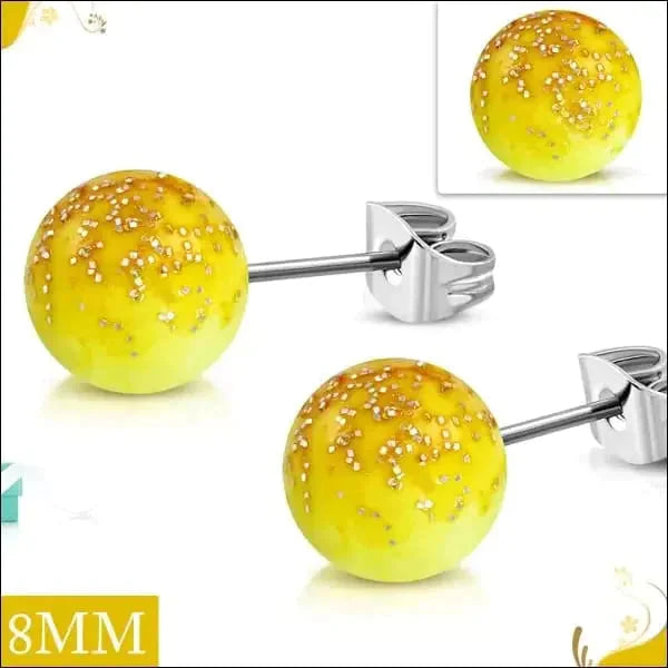 Oorbellen | Bolletjes Oorstekers Acryl Staal Kopen?