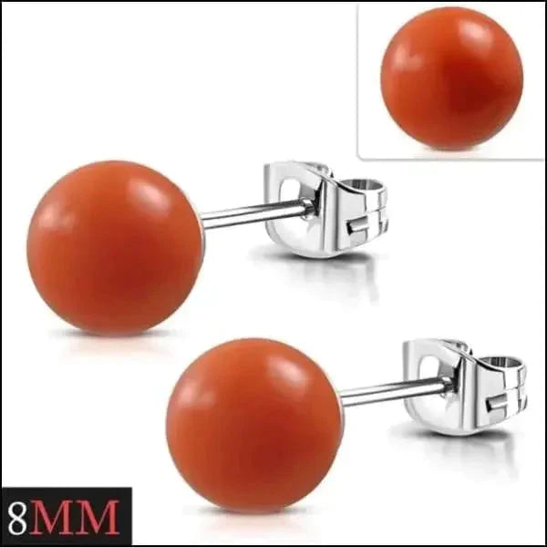 Oorbellen | Bolletjes Oorstekers Acryl Staal Kopen?