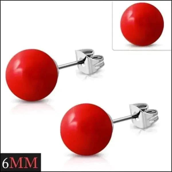 Oorbellen | Bolletjes Oorstekers Acryl Staal Kopen?