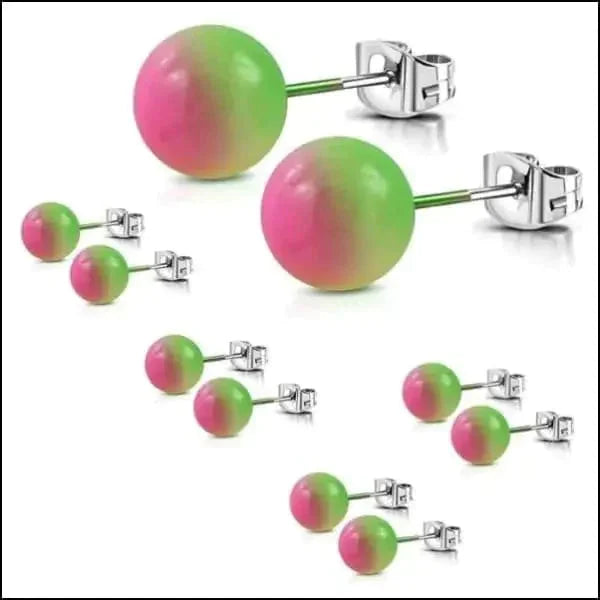 Oorbellen | Bolletjes Oorstekers Acryl Staal Kopen?