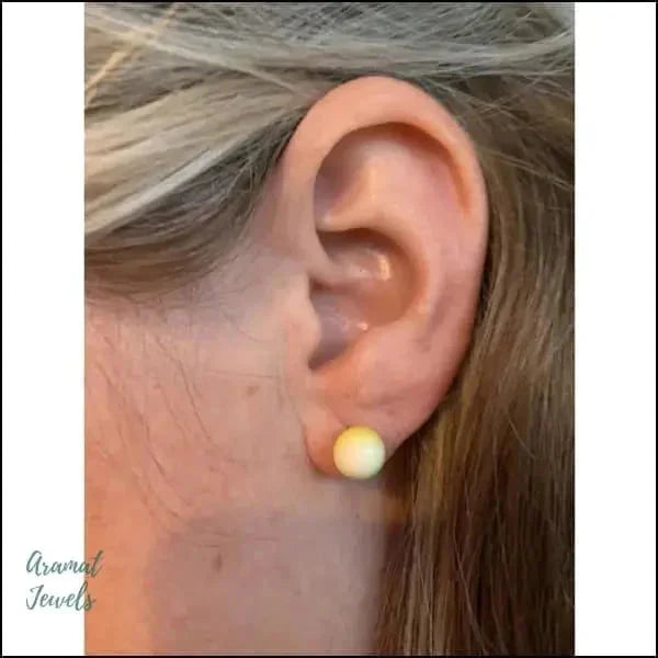 Oorbellen | Bolletjes Oorstekers Acryl Staal Kopen?