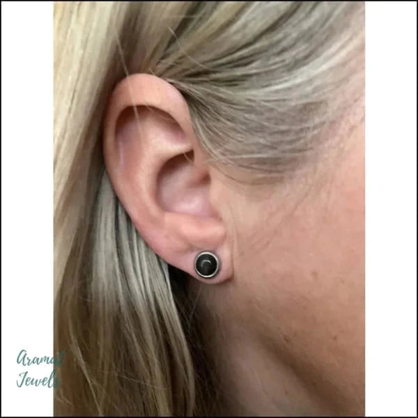 Oorbellen | Chirurgisch Stalen Zweerknopjes Cats Eye