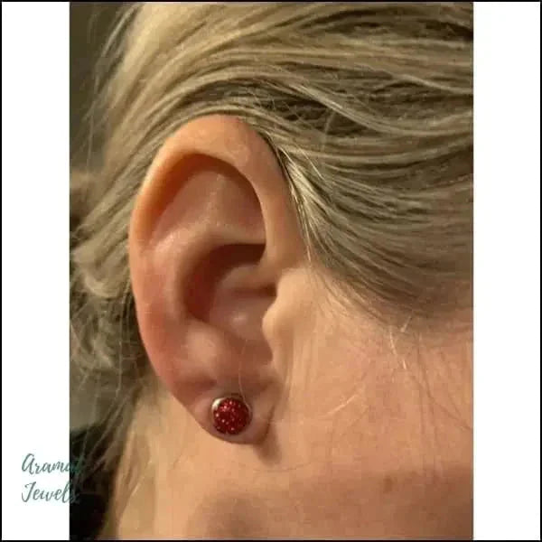 Druzy Oorbellen Zweerknopjes Kristal 8mm 8720157025467 8mm AB Transparant alles Aramat Jewels Blauwgroen Champagne chirurgisch staal dames Donker Blauw Fuchsia Roze Geen hanger kristal Licht Blauw Licht Roze Meerdere kleuren Met_steen Nieuw Olijf groen oorbellen oormodel PVD Rood Roze Soort sieraad_Oorbellen Staal transparant Video Volwassenen zilverkleurig Zwart zweerknopjes