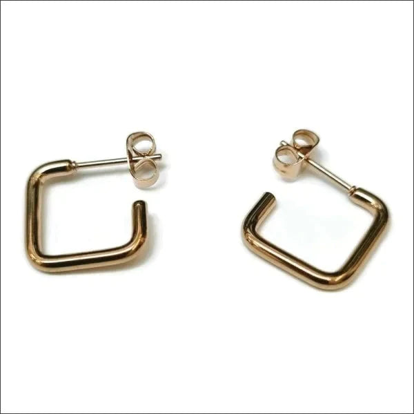 Geometrische Oorstekers Vierkant 15mm 15mm 15mm / Goudkleur 15mm / Zwart 20mm 20mm / Goudkleurig 20mm / Zilverkleurig 2mm alles chirurgisch staal dames Geen edelsteen Geen oormodel Geen_Parel Geen_steen geometrisch goudkleurig Meerdere kleuren Meerdere Maten Nieuw oorbellen PVD Staal tomade vierkant Volwassenen zilverkleurig Zonder_steen zwart