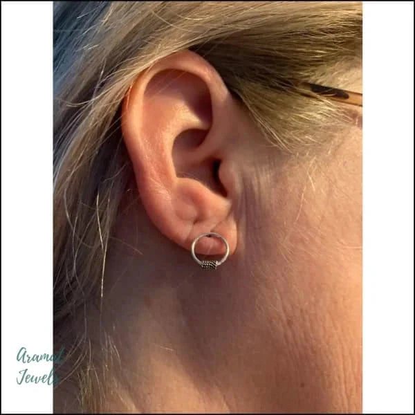 Geoxideerde Bali Oorstekers 10mm 7mm alles bali dames elf925 Geen hanger Geen_Parel Geen_steen geoxideerd kinderen Meerdere Maten Meerdere Varianten oorbellen oormodel rond silver Volwassenen zilver Zonder_steen