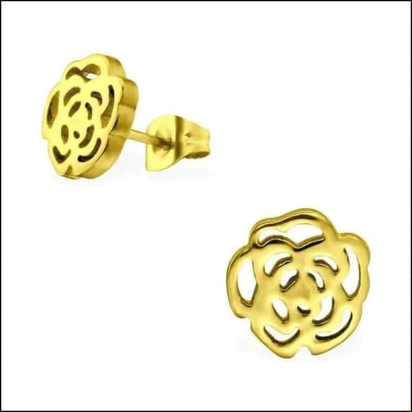 Oorbellen | Stalen Bloem Zweerknopjes Kopen?