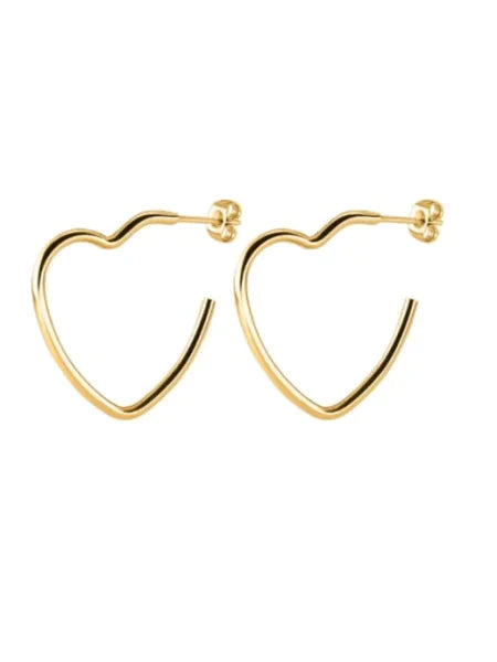 Stalen Hartvormige Oorbellen 25mm Goudkleurig 20mm 20mm / Goudkleurig 20mm / Rosékleurig 20mm / Zilverkleurig 25mm 25mm / Goudkleurig 25mm / Zilverkleurig 25mm / Zwart 2mm 30mm 30mm / Goudkleurig 30mm / Zilverkleurig alles chirurgisch staal dames Geen edelsteen Geen oormodel Geen_Parel Geen_steen geometrisch goudkleurig hart Meerdere kleuren Meerdere Maten Nieuw oorbellen PVD rosékleurig Staal tomade Volwassenen zilverkleurig Zonder_steen zwart