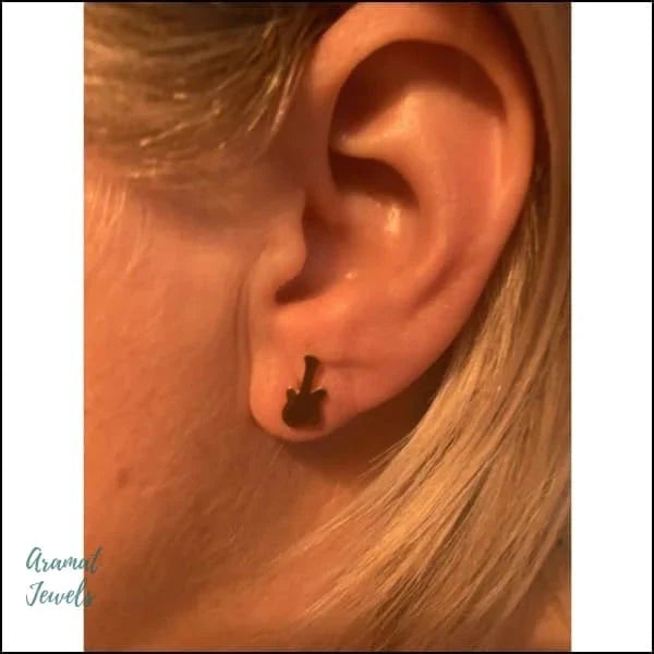 Stalen Oorbellen Muziek - 4mm 7mm 8720157035558 8mm 9mm alles Apparel & Accessories > Jewelry > Earrings Aramat Jewels chirurgisch staal dames fgift Geen edelsteen Geen oormodel Geen steen gepolijst goudkleurig heren kinderen Kleur_Goudkleurig Meerdere kleuren Meerdere Varianten Multikleur muziek oor1699 oorbellen PVD regenboog Staal uniseks unisex zilverkleurig zonder hanger Zonder_hanger Zonder_steen zweerknopjes