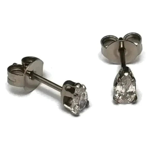 Stalen Zirkonia Oorbellen Druppel 5x3mm Transparant 4mm 5mm 5x3mm / Paars 5x3mm / Rood 5x3mm / Roze 5x3mm / Transparant 6mm 6x4mm / Rood 6x4mm / Roze 6x4mm / Transparant 6x4mm / Zwart 7mm 7x5mm / Paars 7x5mm / Rood 7x5mm / Roze 7x5mm / Transparant 8x6mm / Transparant alles Aramat Jewels chirurgisch staal dames druppel Geen hanger kinderen Meerdere kleuren Meerdere Maten Met_steen oorbellen oormodel paars PVD roze Staal transparant Volwassenen zilverkleurig zirkonia zwart zweerknopjes